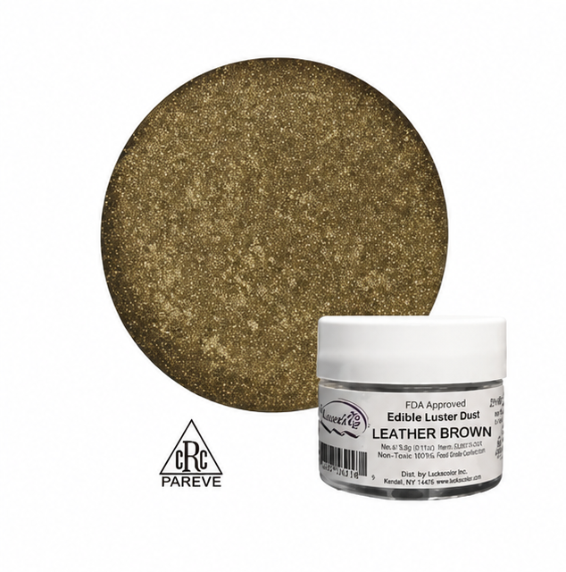 Edible Luster Dust - Leather Brown
