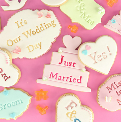 PME Fun Fonts Cupcake and Cookie Stamping Set - Block Font