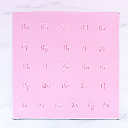 PME Fun Fonts Cupcake and Stamping Set - Handwriting Font