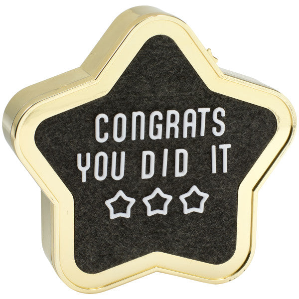 Letter Board Graduation Cake Topper