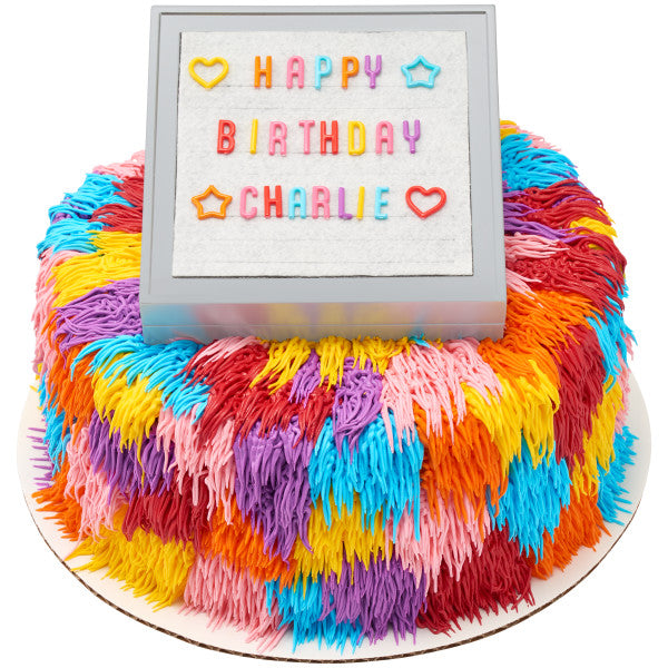 Celebration Letter Board Cake Topper Set