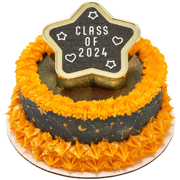 Letter Board Graduation Cake Topper