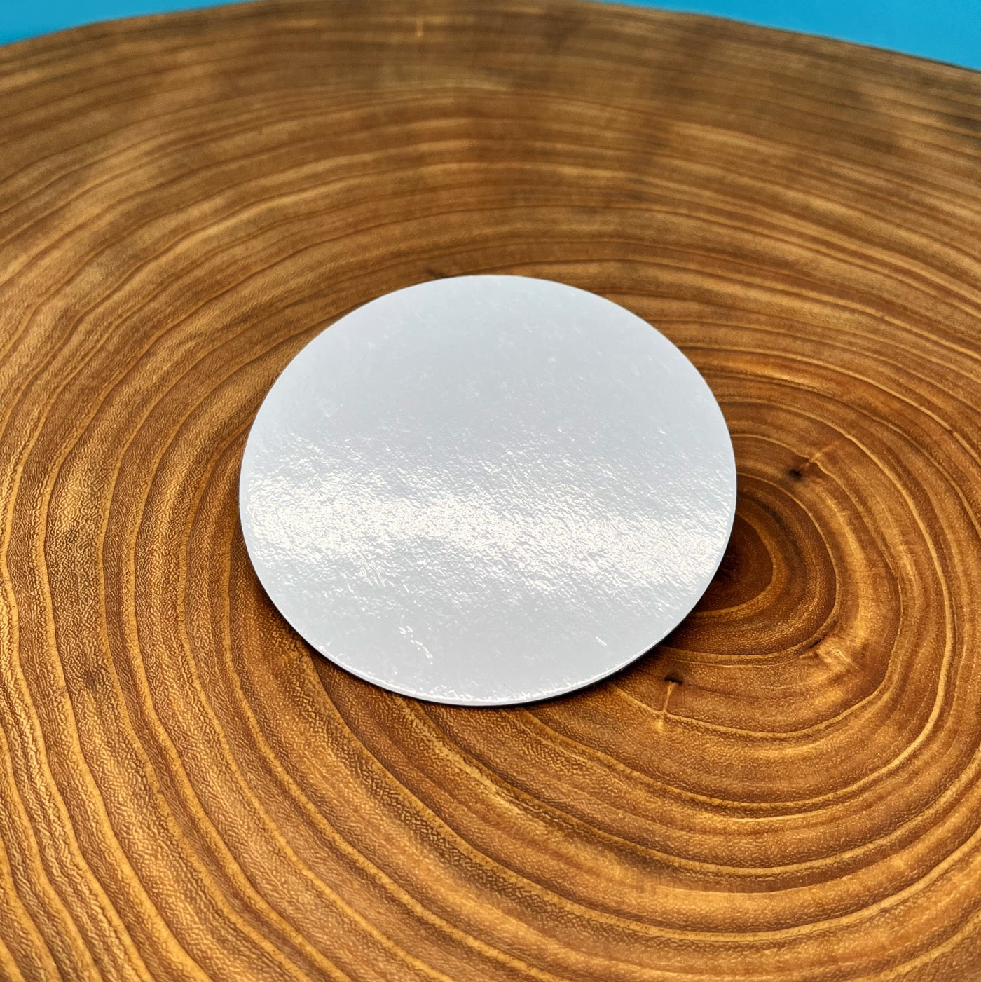 4 Inch Round, Light Grey Cake Board