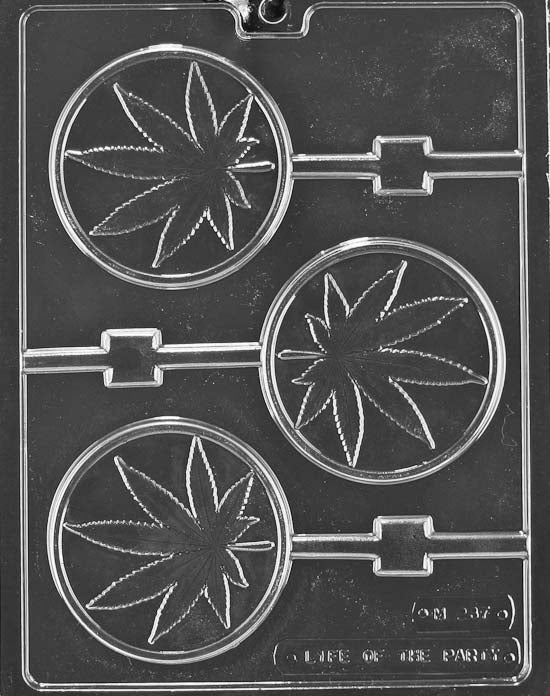 Marijuana Lollipop Chocolate Mold