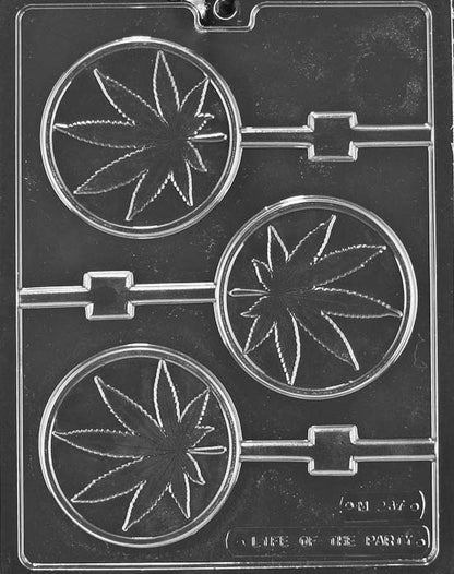 Marijuana Lollipop Chocolate Mold