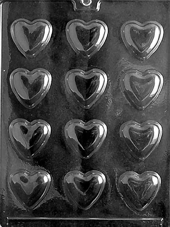 Medium, 1.5 inch Heart Chocolate Mold