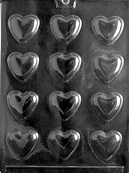 Medium, 1.5 inch Heart Chocolate Mold