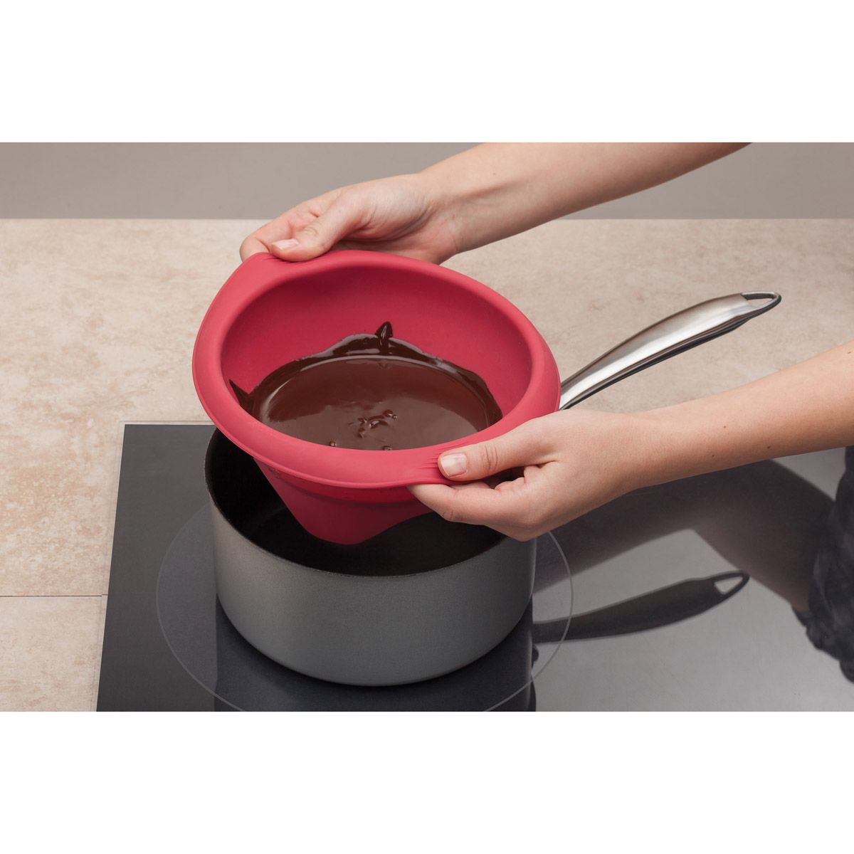 Rose's Silicone Baking Bowl Double Boiler