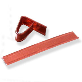 Metallic Red Wire Clamp | 25 Clamps