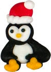 Royal Icing Chistmas Mini Penguin - 6 Penguins