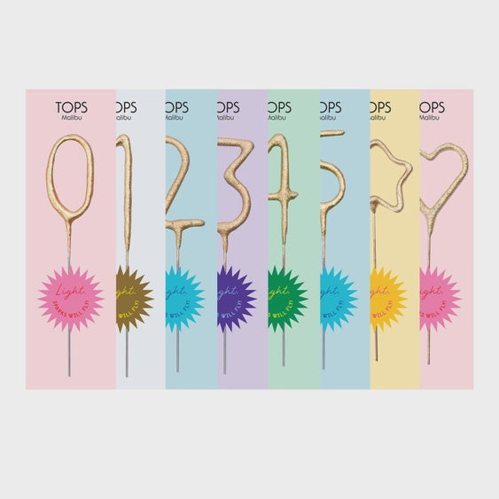 Mini Sparkle Candle Wand - Heart