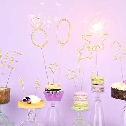 Mini Sparkle Candle Wand - Star
