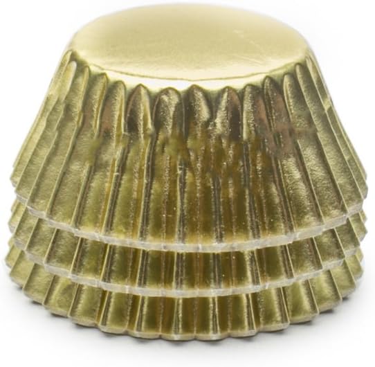 Gold Foil Mini Baking Cups
