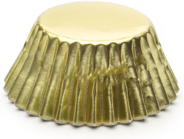 Gold Foil Mini Baking Cups