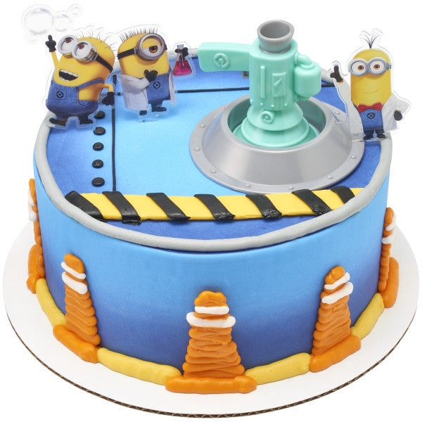 Despicable Me Minions Fart Bubble Blaster Cake Topper Set