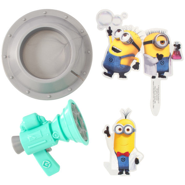 Despicable Me Minions Fart Bubble Blaster Cake Topper Set