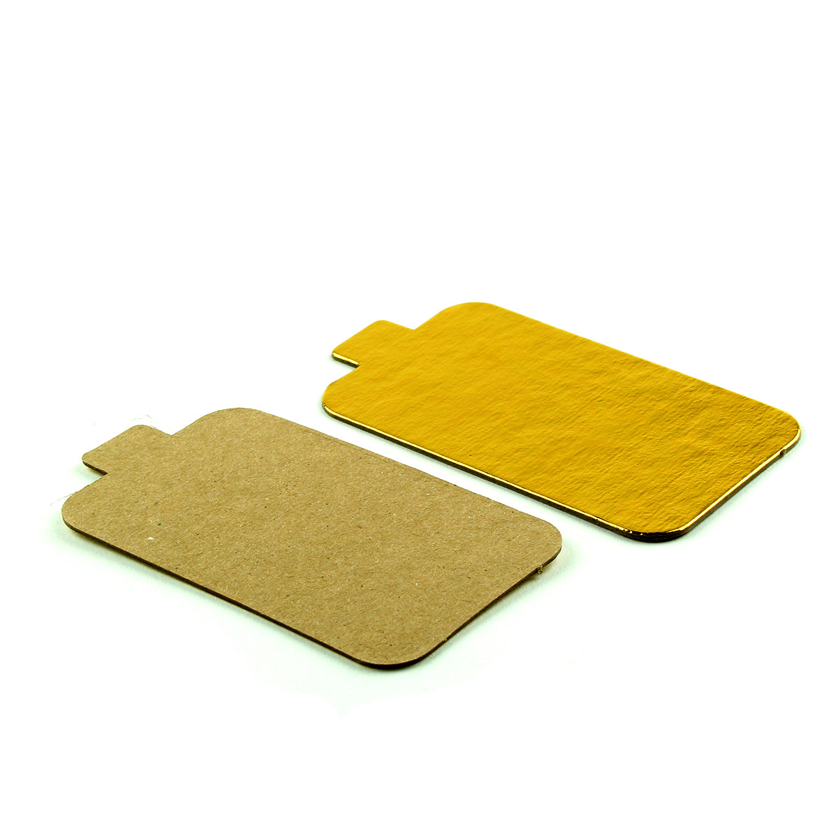 Mini, Rectangle, Gold Cake Board with Handle - 10 Boards