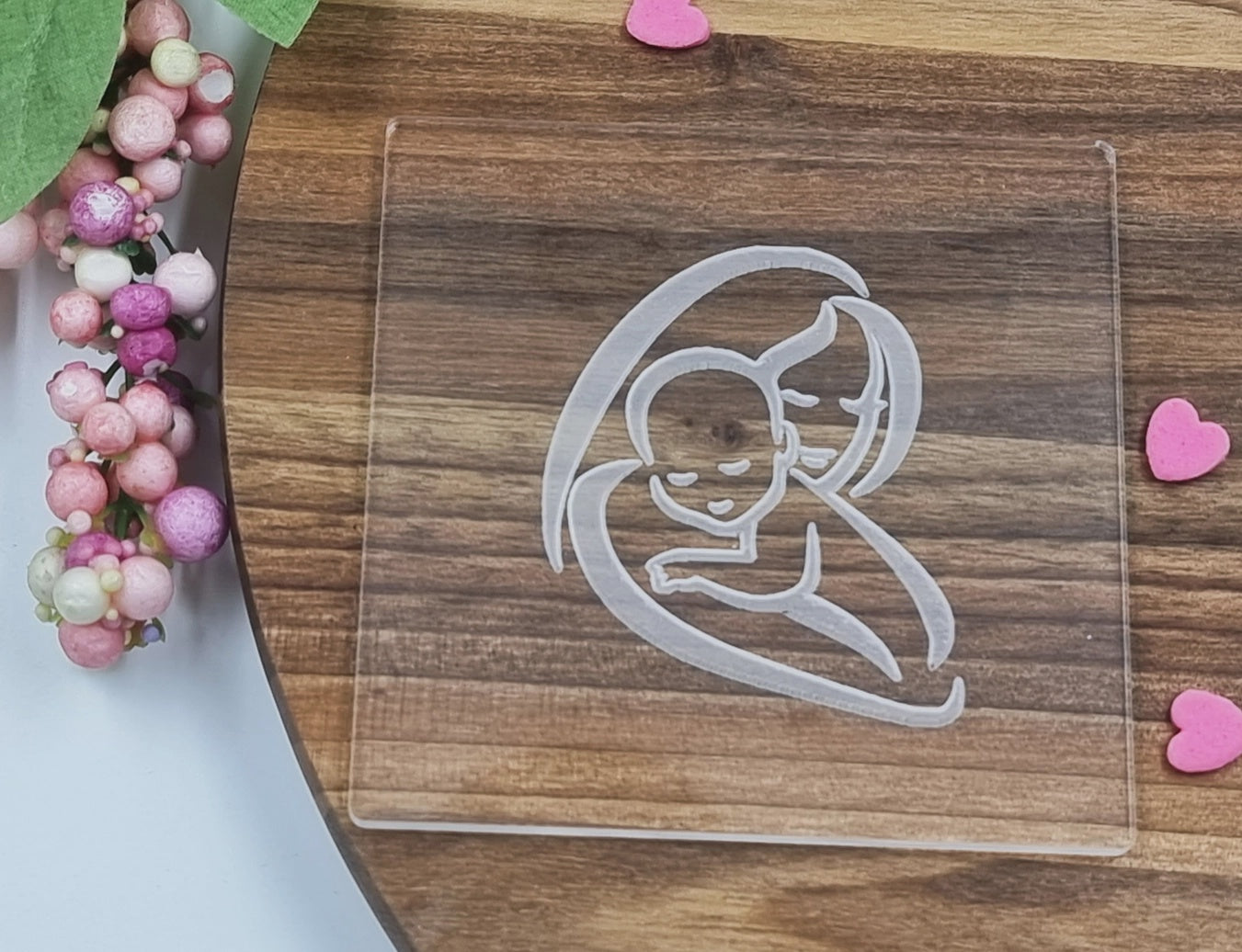 Fondant Debosser - Mother & Child