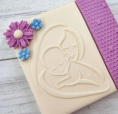 Fondant Debosser - Mother & Child