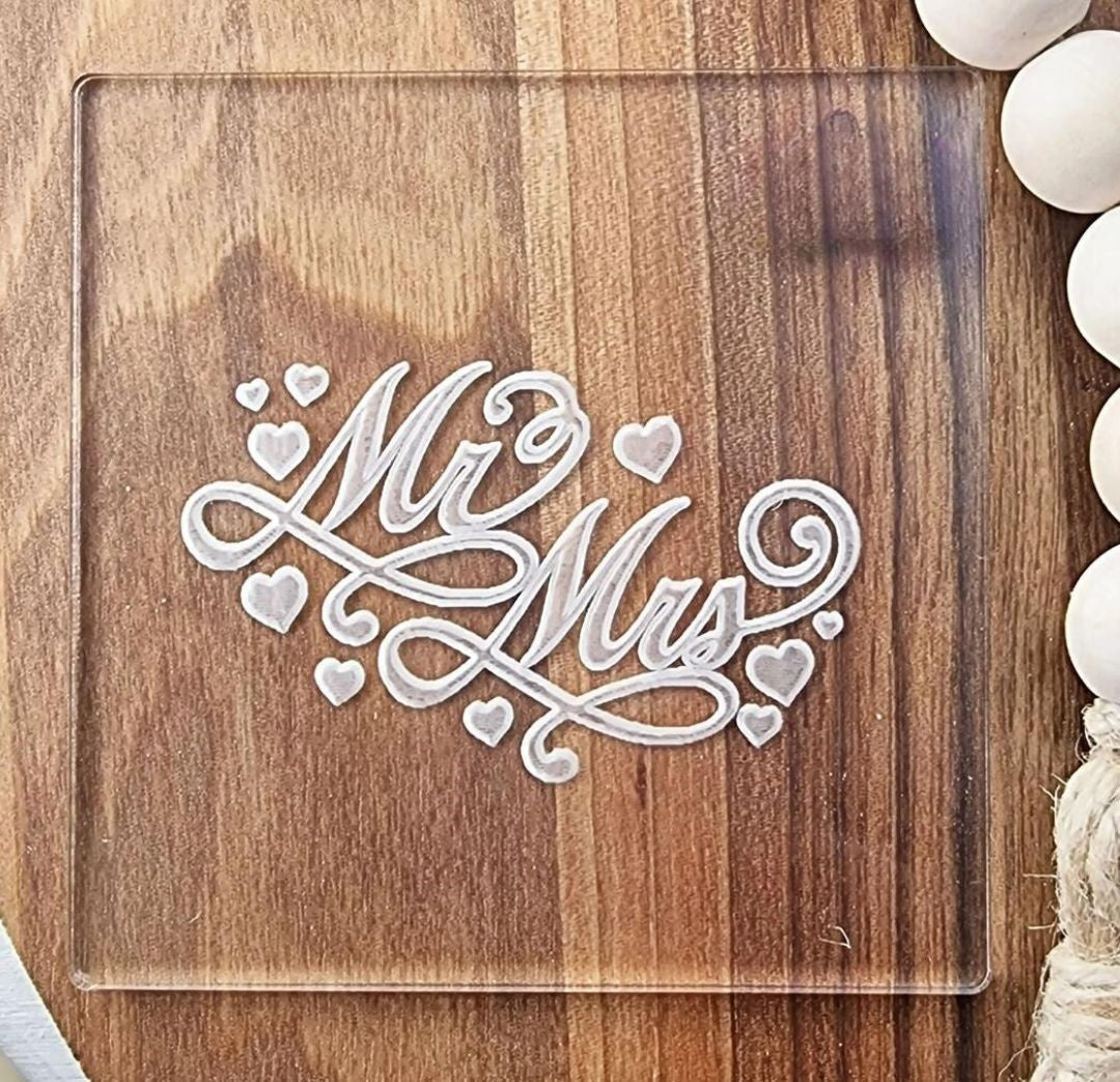 Fondant Debosser - Mr & Mrs