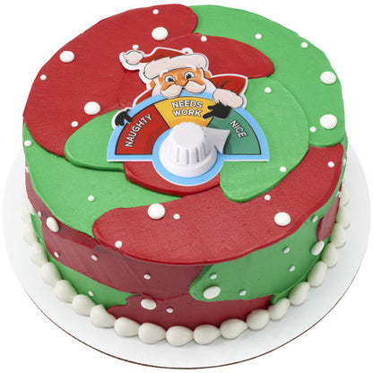 Naughty or Nice Cake Layon