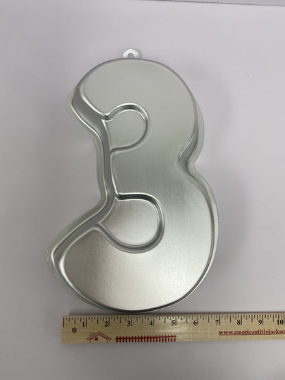 Number 3 Cake Pan