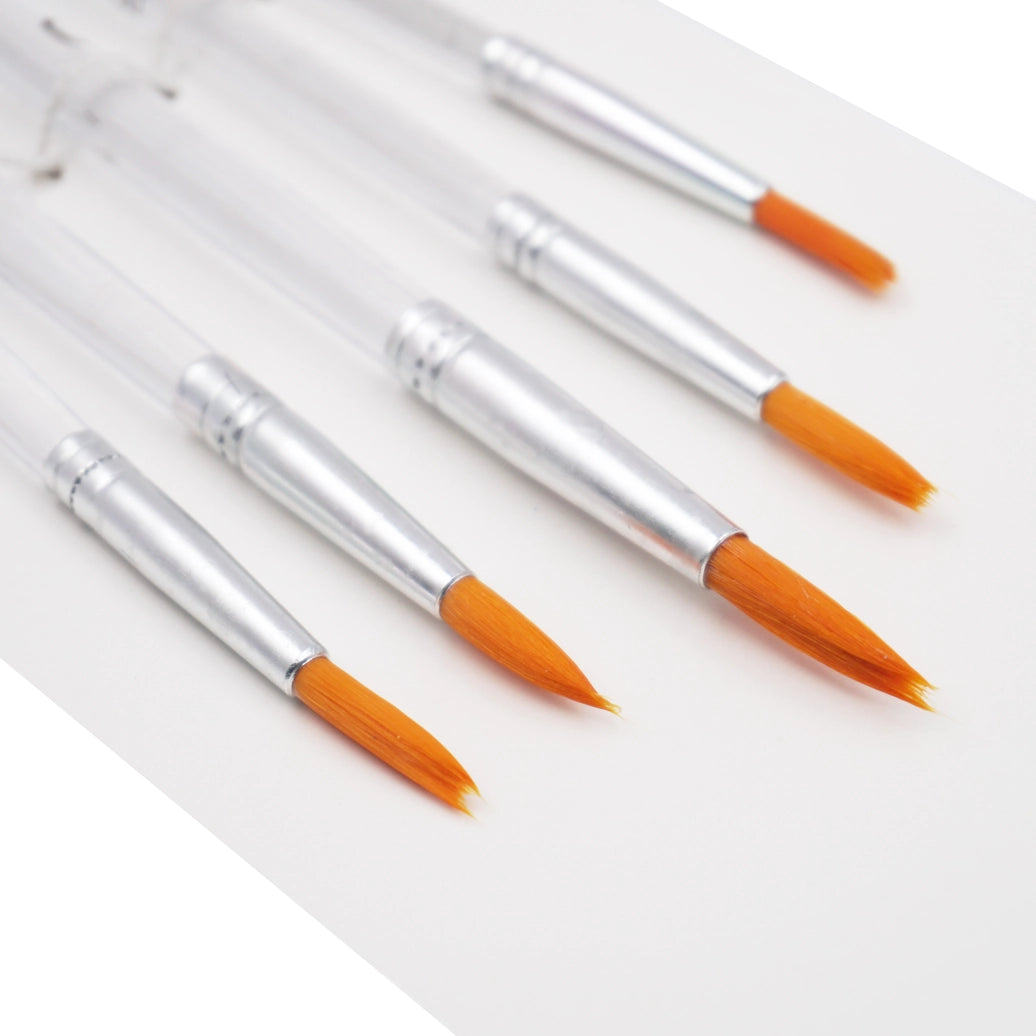 Set of 5 Pointed Paint Brushes