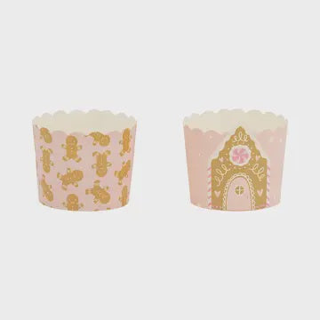 Pink Gingerbread 5oz Bake Cups