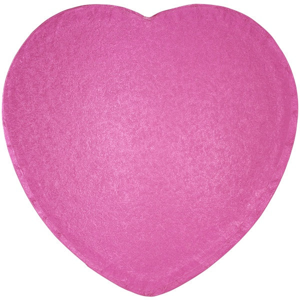 12 Inch, Pink Heart Shaped Cake Drum