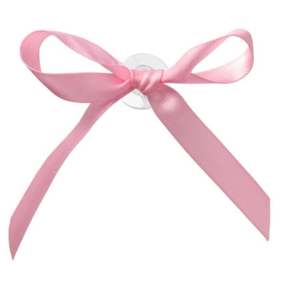 Pink Ribbon Bow Cupcake/Cake Decoration - 6