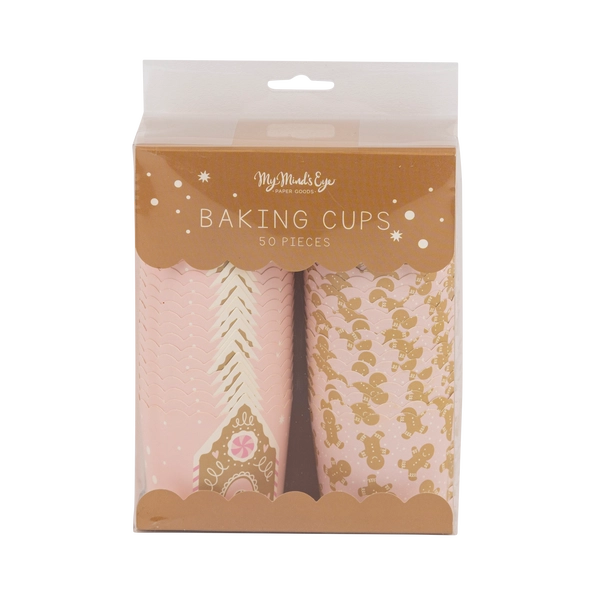 Pink Gingerbread 5oz Bake Cups