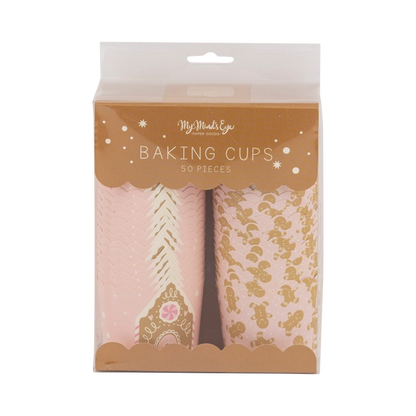 Pink Gingerbread 5oz Bake Cups