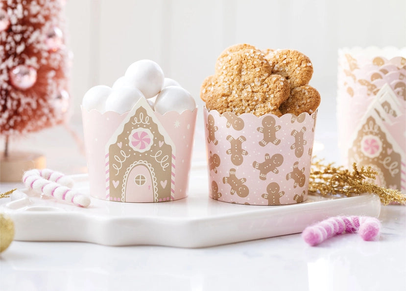 Pink Gingerbread 5oz Bake Cups