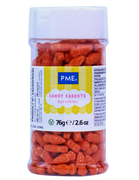 Candy Carrot Sprinkles, 2.6oz