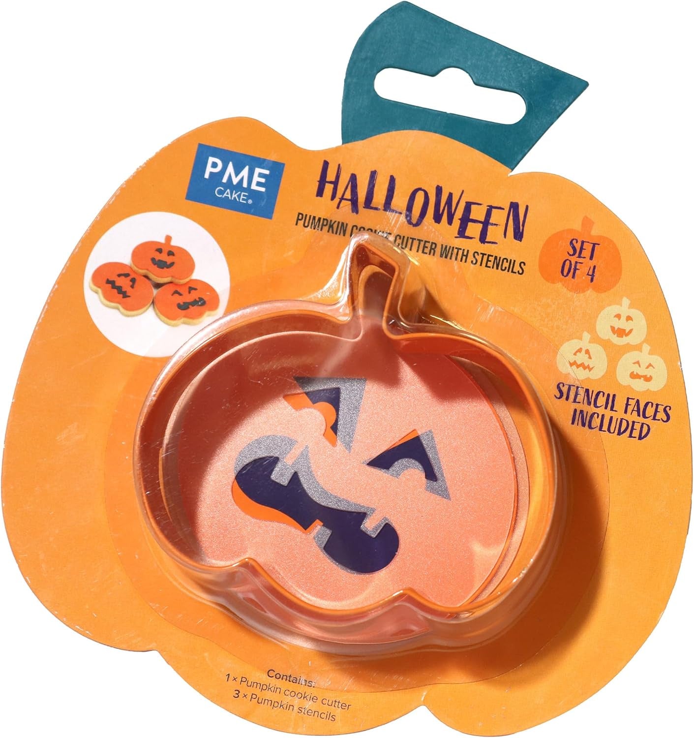 PME Pumpkin Cookie Cutter with Stencils