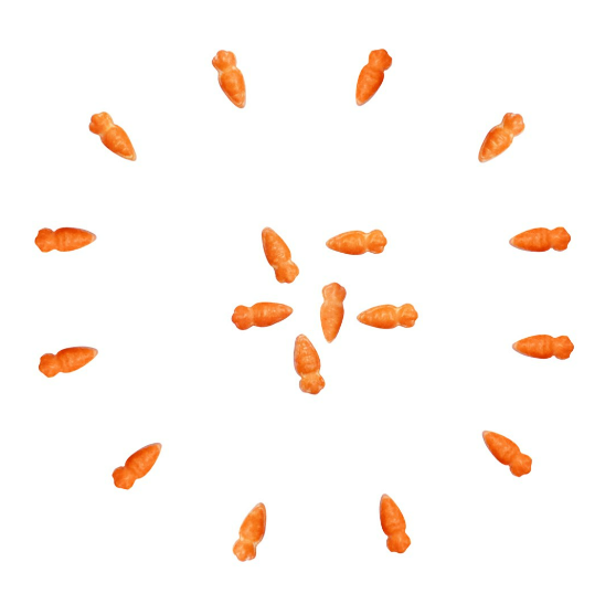 Candy Carrot Sprinkles, 2.6oz
