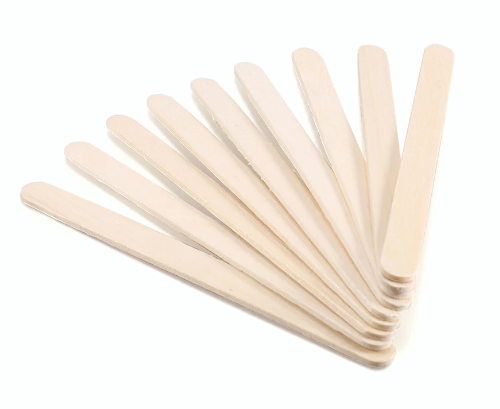 Wood Popsicle Sticks - 5.5 inches - 50 Pieces
