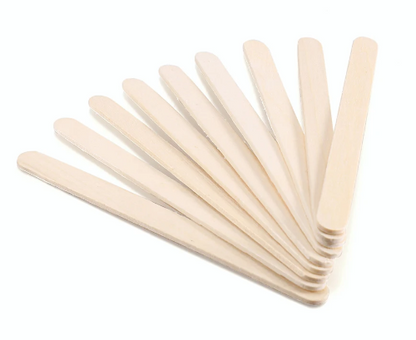 Wood Popsicle Sticks - 5.5 inches - 50 Pieces