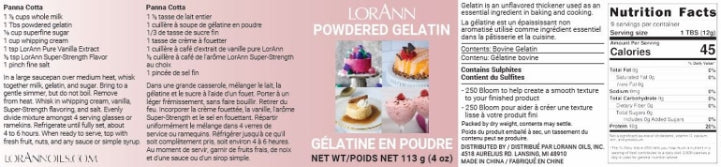 Lorann Powdered Gelatin