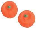 Royal Icing Pumpkin Charms, 1/2 Inch - 12 Pumpkins