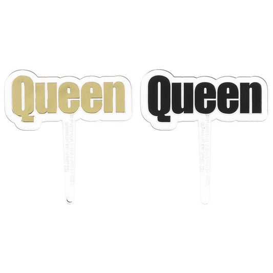 Queen Cupcake Picks - 12 Picks