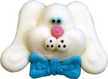 Rabbit Face wtih Bow - Royal Icing - 1 Piece