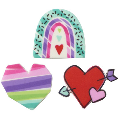 Rainbow Love Sweet Decor Edible Decorations