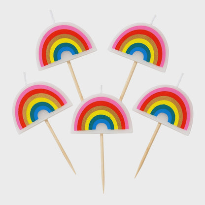 Rainbow Shaped Candles