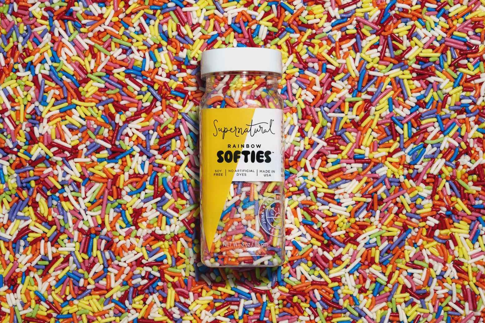 SuperNatural Rainbow Softies / Sprinkles, 3oz