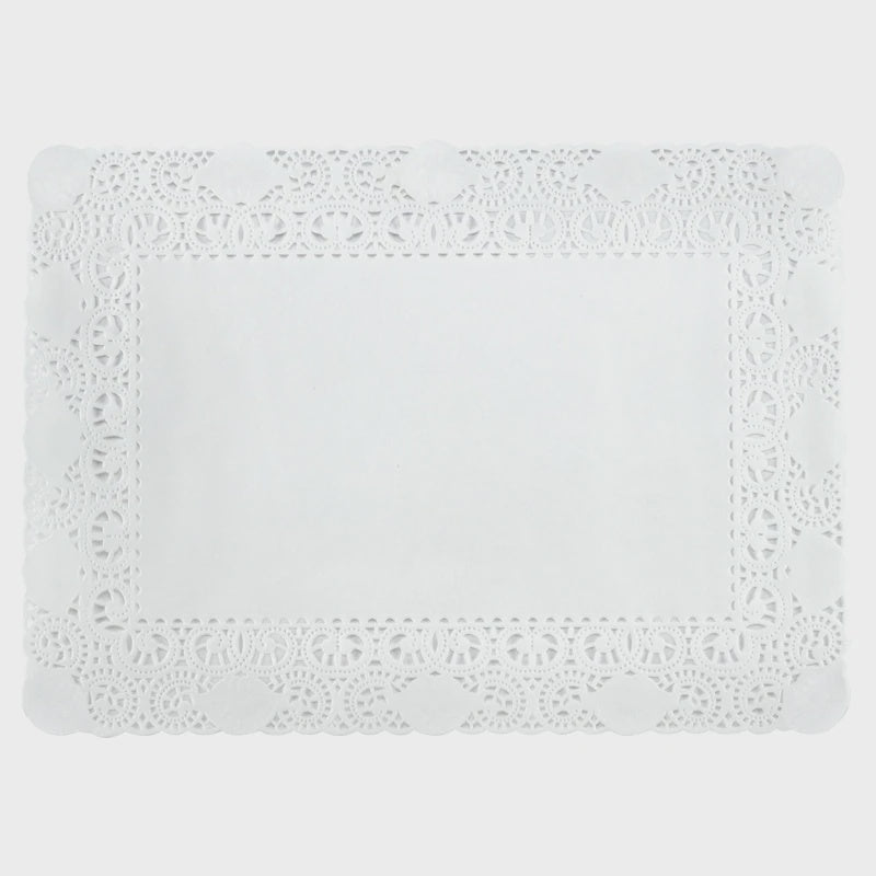 White Doilies - 12 5/8" x 18 1/2" Rectangle - 10ish Pieces
