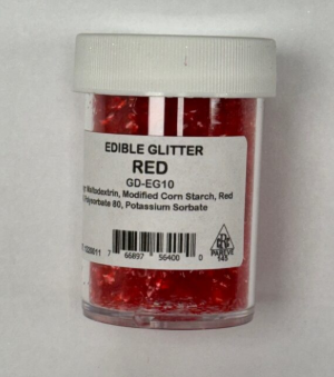 Red Edible Glitter
