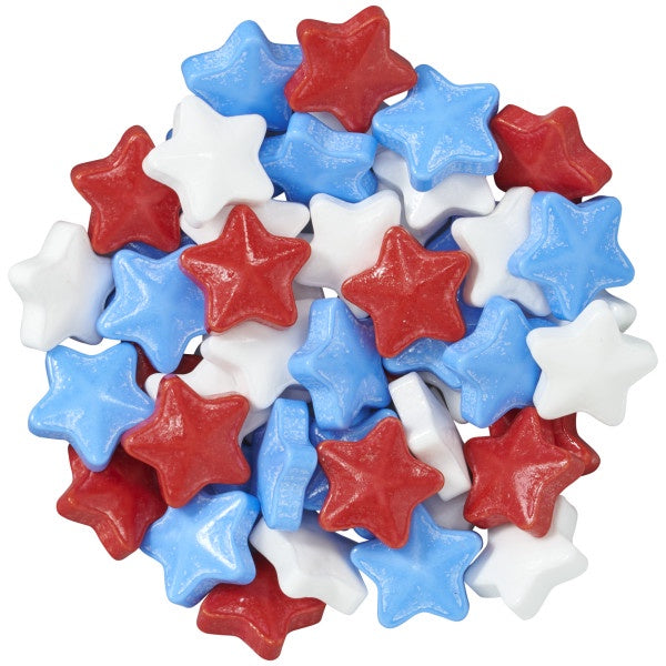 Red, White & Blue Star Shapes, 4oz