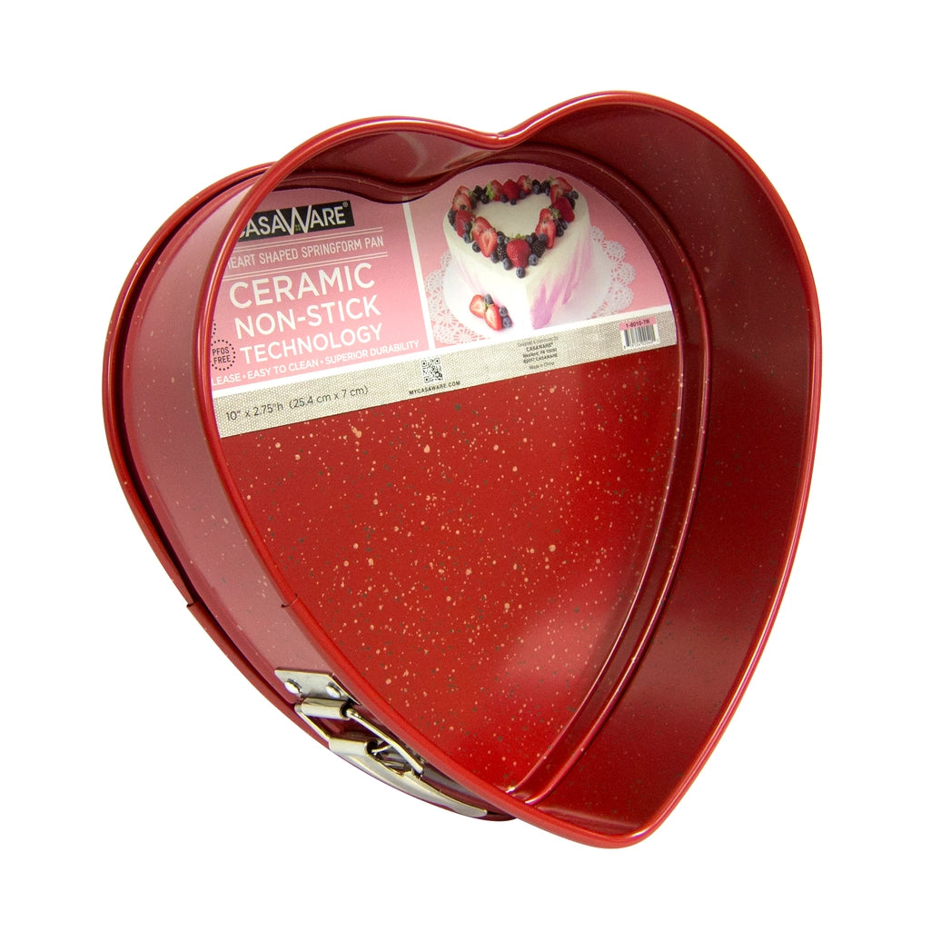 10 Inch, Heart Shaped Springform Pan