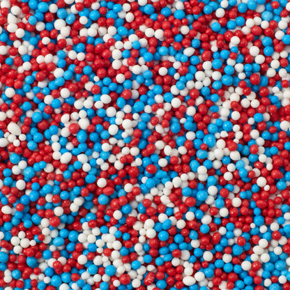 Red, White and Blue Nonpareils, 4oz